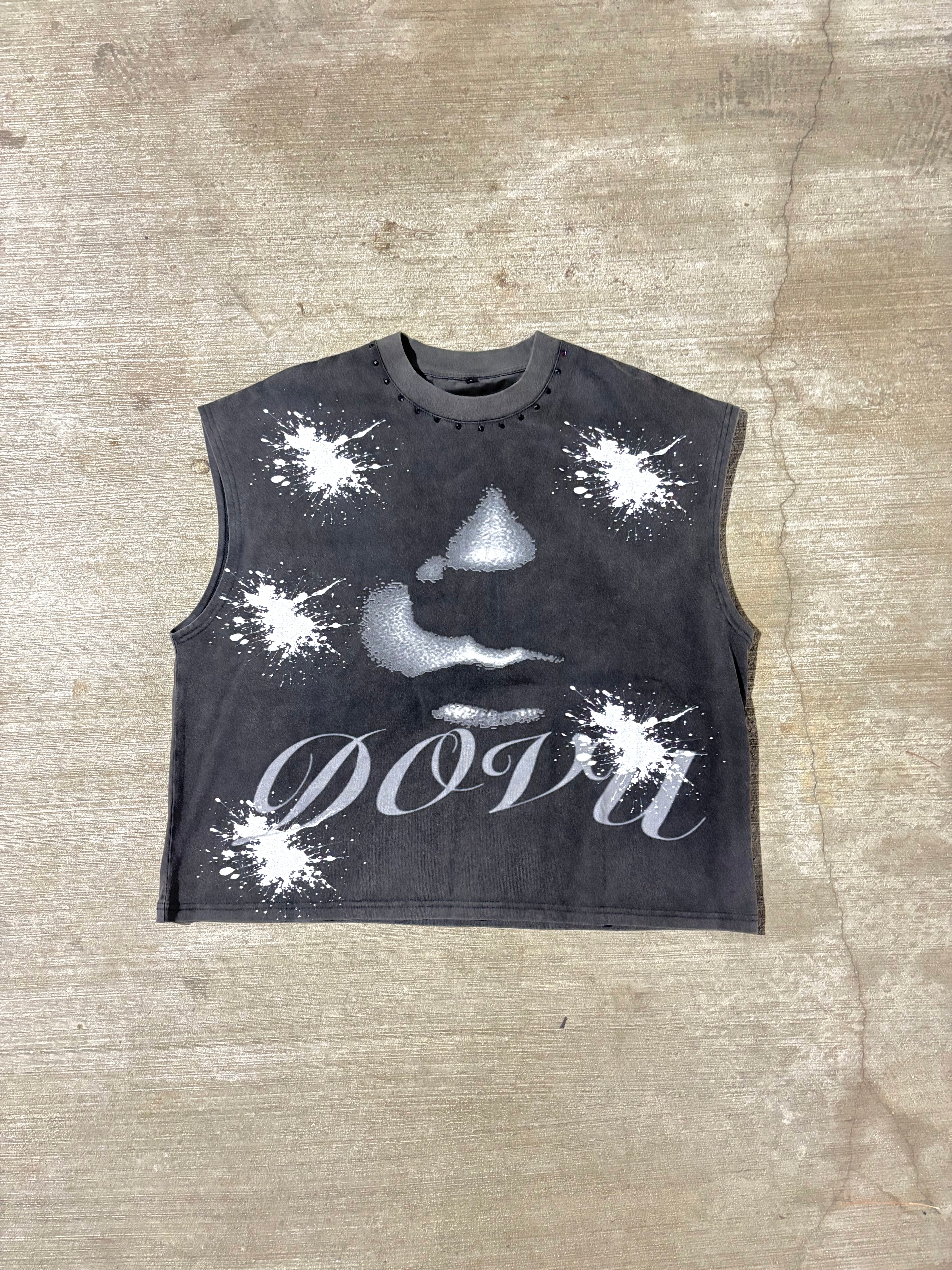 "MUSE" CUTOFF TEE